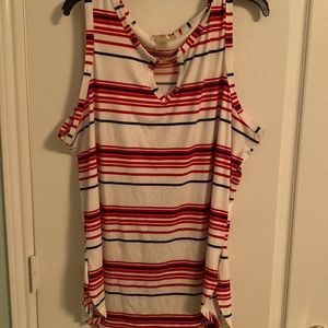 NYC 3x. White, red, and black